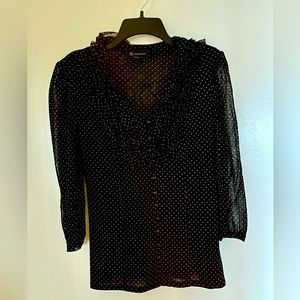 Polka dot blouse INC